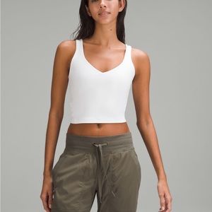 White Lululemon Align Tank Top Size 4 NWOT